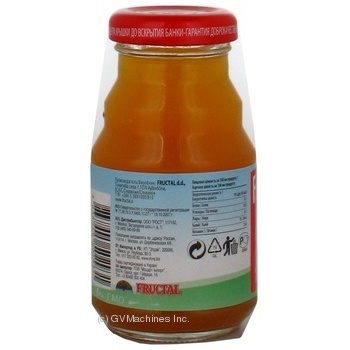 Pasteurized gluten-free nectar with pulp Frutek apricots and apples for children from 5+ months enriched with vitamin C glass bottle 125ml Slovenia - buy, prices for - photo 3