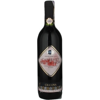 Wine cabernet sauvignon Cricova 13% 750ml glass bottle Moldova - buy, prices for NOVUS - photo 1