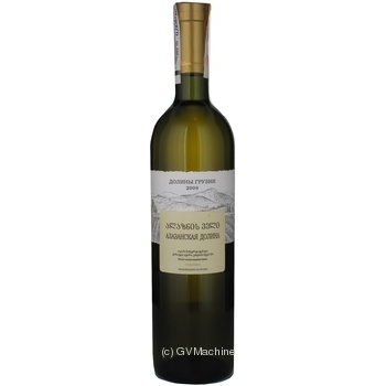 Wine Dolyny hruzii Alazani valley white semisweet 12% 2009year 750ml glass bottle Georgia - buy, prices for MegaMarket - photo 1