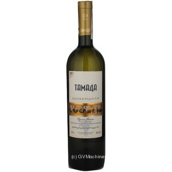 Вино Tamada Цинандали белое сухое 13% 0,75л купить, цены на МегаМаркет - фото 2