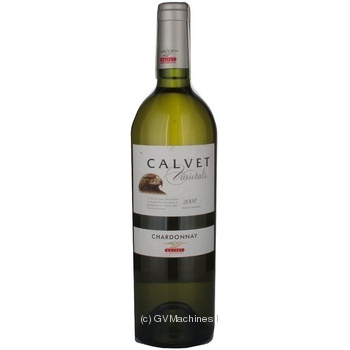 Wine chardonnay Calvet white dry 12% 2008year 750ml glass bottle France - buy, prices for MegaMarket - photo 3