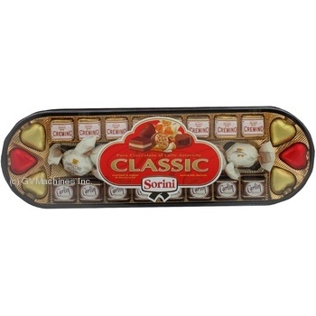 Candy Sorini Classic chocolate with filling 270g packaged Italy - buy, prices for MegaMarket - photo 1
