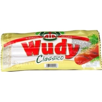Сосиски Wudy Aia Класіко 250г х15 купити, ціни на МегаМаркет - фото 3