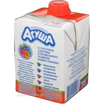 Reconstituted clarified sterilized juice Agusha apple for 3+ years children tetra pak 500ml Russia - buy, prices for - photo 4