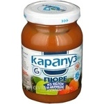 Пюре Карапуз из яблок и абрикосов детское с 2 месяцев 200г