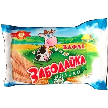 Waffles Biscuit-chocolate corporation Zabodaika milk 80g packaged - buy, prices for MegaMarket - photo 2
