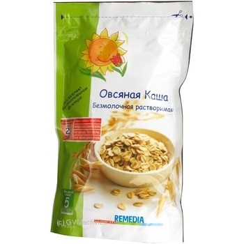 Dry oatmeal dairy free porridge Remedia for 5+ months babies 200g Israel - buy, prices for MegaMarket - photo 2