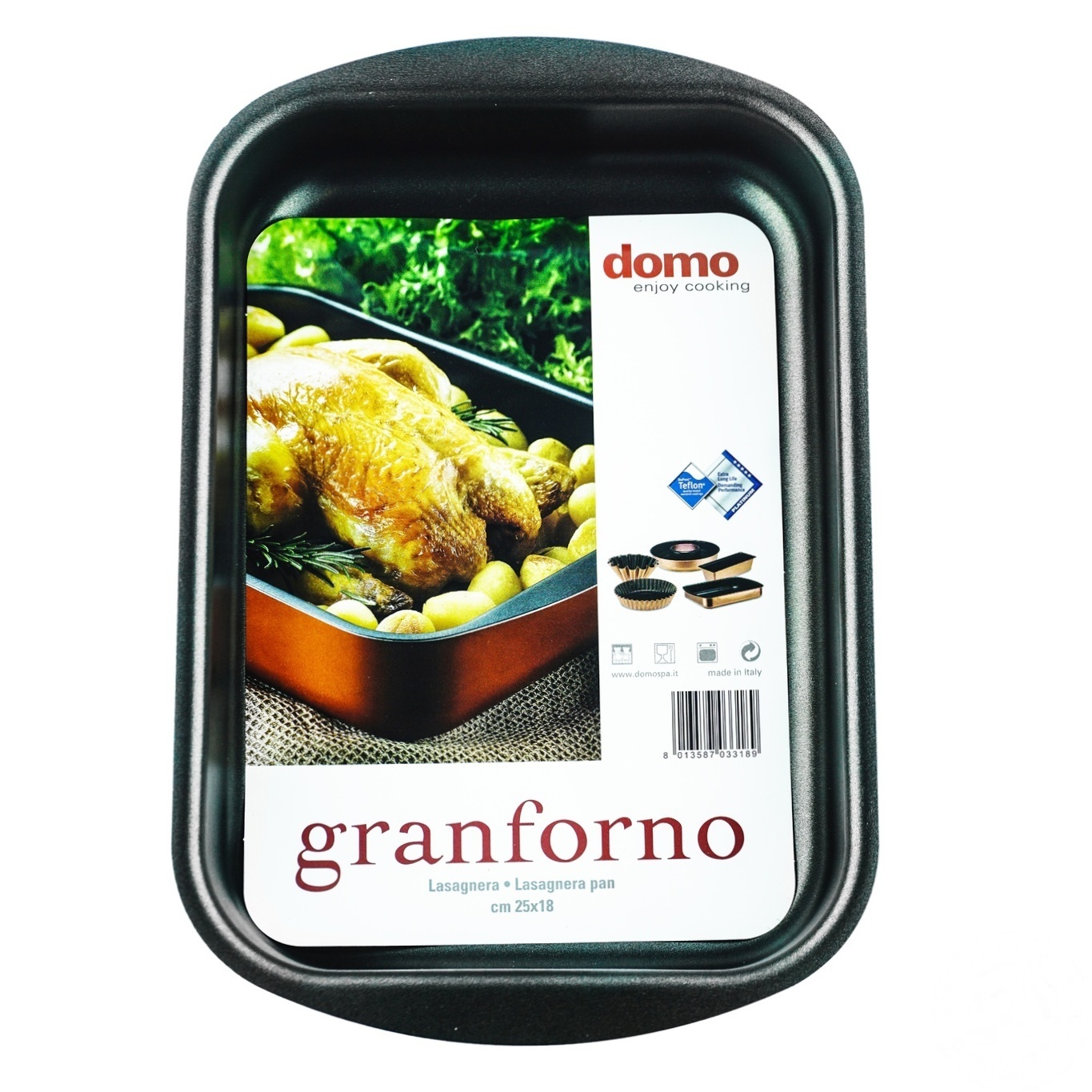 

Форма для выпечки Domo Granforno прямоугольная 25x18см