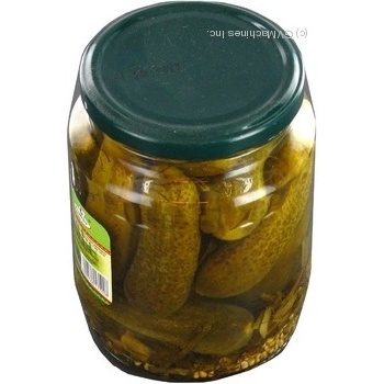 Vegetables cucumber Family canned 720ml glass jar - buy, prices for NOVUS - photo 2