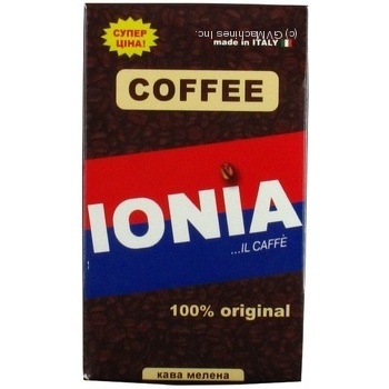 Natural ground roasted coffee Ionia Original 250g Italy - buy, prices for MegaMarket - photo 2