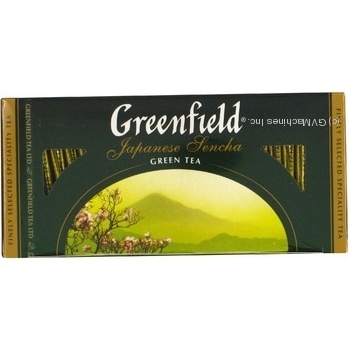 Green pekoe tea Greenfield Japanese Sencha 25х2g teabags Russia - buy, prices for - photo 13