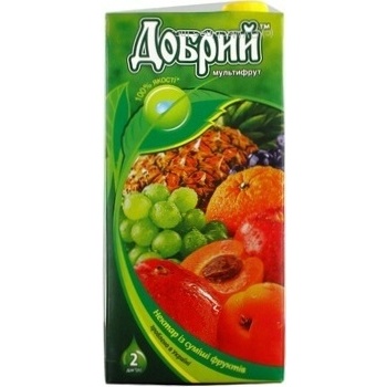 nectar dobryi multifruit 2000ml tetra pak Ukraine - buy, prices for - photo 2