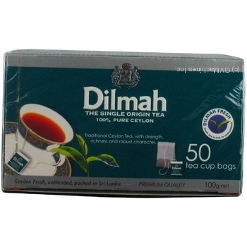 Black tea Dilmah Ceylon 50x2g teabags Sri Lanka - buy, prices for NOVUS - photo 2