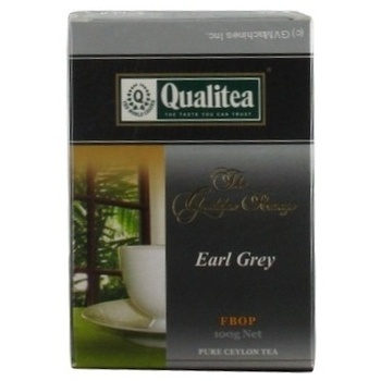 Black tea Qualitea Earl Grey Ceylon tea FBOP with bergamot 100g - buy, prices for MegaMarket - photo 2