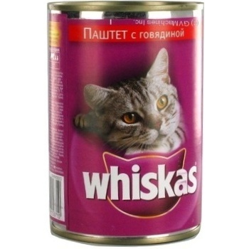 Корм для кошек Whiskas паштет с говядиной 400г - купить, цены на - фото 3