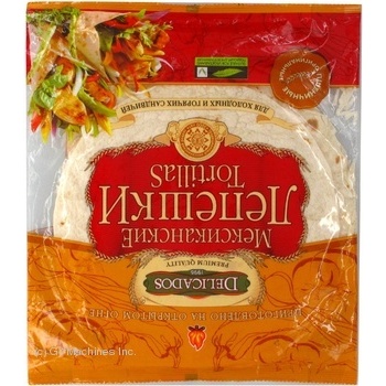 Мексиканські коржі Delicados Tortillas 400g Росія - купити, ціни на NOVUS - фото 4