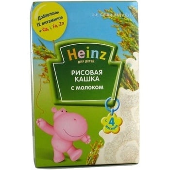 Baby rice porridge with milk Heinz for 4+month babies 250g Russia - buy, prices for NOVUS - photo 3