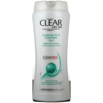 Shampoo-balsam Clear vita abe for women 400ml - buy, prices for MegaMarket - photo 7