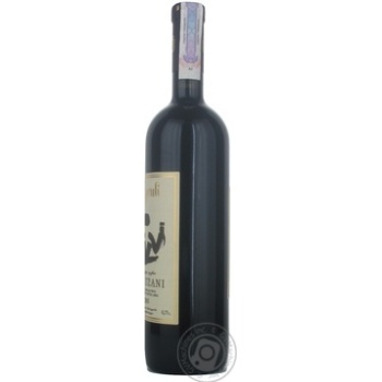 Wine Bugeuli Mukuzani red dry 12% 2005year 750ml glass bottle Georgia - buy, prices for MegaMarket - photo 3