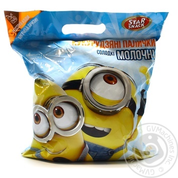 Star Snack Minions Milk Corn Sticks 60g - buy, prices for NOVUS - photo 1