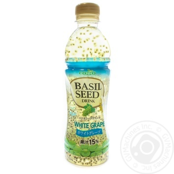 Cozzo White Grape and Basil Seeds Non-Carbonated Drink 350ml - buy, prices for - photo 1