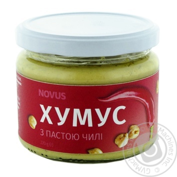 Хумус Novus с пастой чили 270г - купить, цены на NOVUS - фото 1