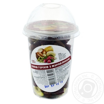 Almond Nuts and Cranberry Mix 120g - buy, prices for NOVUS - photo 1