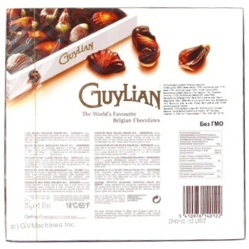 Цукерки Guylian Морські мушлі 250г х12 купить, цены на МегаМаркет - фото 2
