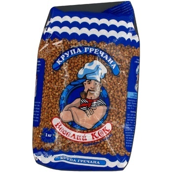 Groats buckwheat Veselyi kok 1000g sachet - buy, prices for MegaMarket - photo 1