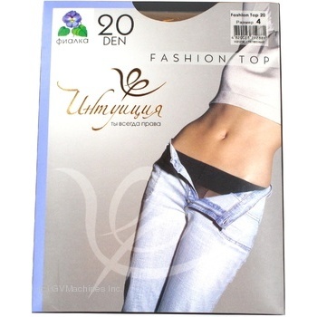 Колготи Інтуїція Feshion Top Фіалка 20den купити, ціни на МегаМаркет - фото 5