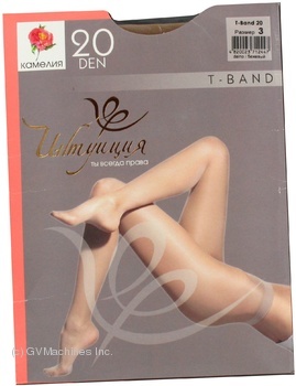 Intuitsiya T-Band Women's Tights 20 den 3 beige - buy, prices for ULTRAMARKET - photo 1