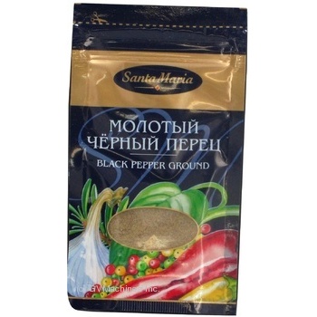 Перец Санта Мария черный молотый 16г Эстония купить, цены на МегаМаркет - фото 6