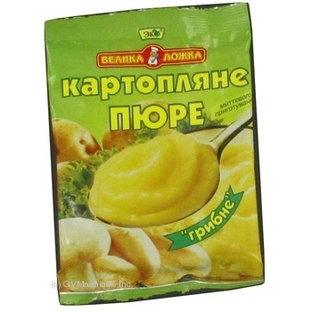 Пюре картопляне Еко Велика Ложка з грибами 30г купити, ціни на МегаМаркет - фото 3