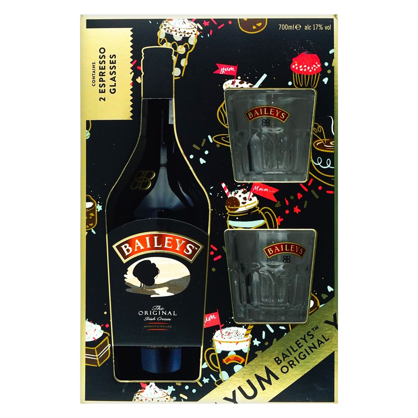 

Ликер Baileys Original 17% 0.7л + 2 молочные бутылки