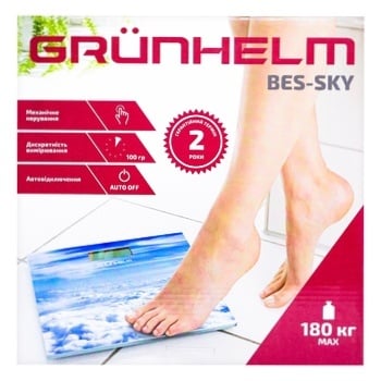 Ваги Grunhelm електронні Bes-Sky - купити, ціни на Auchan - фото 1