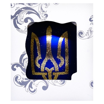 Шар елочный Герб Украины стеклянный 8см - купить, цены на - фото 2