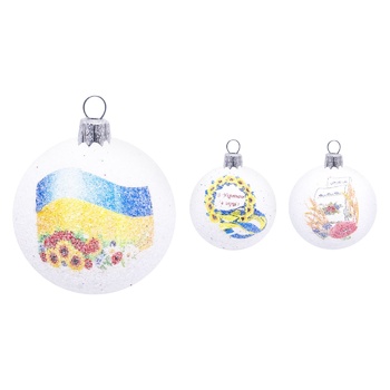 Ukraine Christmas Ball 8cm - buy, prices for - photo 1