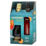 Набор Gamondi Spritz Напиток на основе вина Aperitivo 13,5% 1л + Вино игристое Toso Millesimato белое брют 12% 0,75л