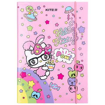 Папка для тетрадей Kite Hello Kitty В5 на резинке - купить, цены на METRO - фото 1