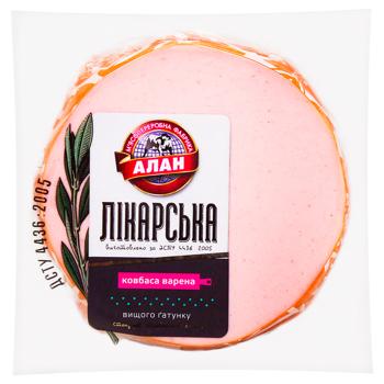 Ковбаса Алан Лікарська варена вищий сорт - купити, ціни на - фото 2