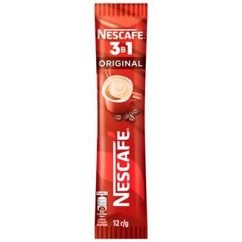 Напиток кофейный NESCAFÉ® 3-в-1 Original растворимый в стиках 12г х 53шт