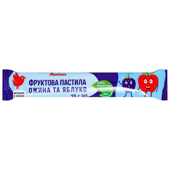 Пастила Ашан ежевика и яблоко 15г - купить, цены на Auchan - фото 1