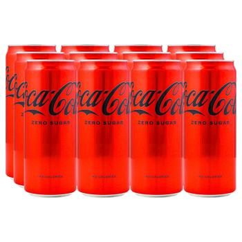 Coca-Cola Zero Carbonated Drink 0.33l - buy, prices for METRO - photo 2