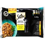 Корм вологий Sheba Асорті з м'яса птиці в соусі для котів 85г х 4шт