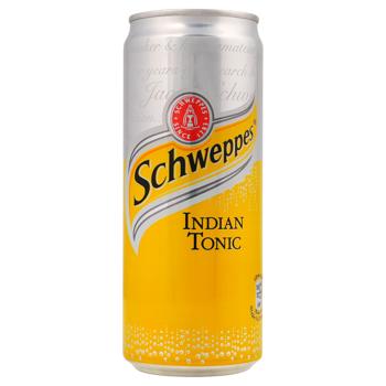 Напій газований Schweppes Indian Tonic 0,33л - купити, ціни на NOVUS - фото 1