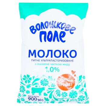 Молоко Волошкове Поле ультрапастеризоване 1% 900г - купити, ціни на Ідеал - фото 1