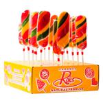 Roks Rainbow Assorted Lollipop 60g
