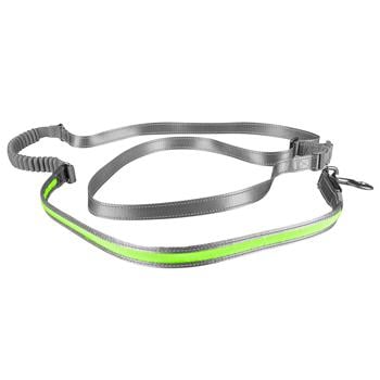 Duvo+ Reflective Nylon Leash 180-250cm/25mm Green - buy, prices for MasterZoo - photo 1