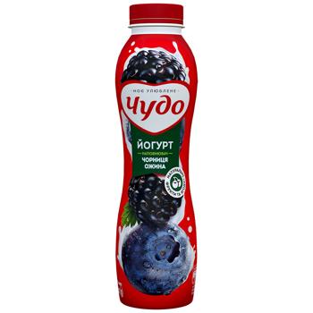 Chudo Blueberry-Blackberry Yogurt 2.5% 520g - buy, prices for NOVUS - photo 1