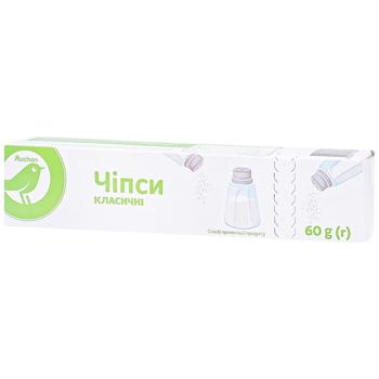 Чипси Auchan Класичні 60г